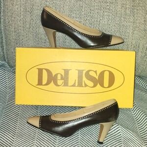 DeLISO vintage heels size 5